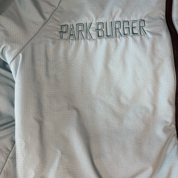 Topo Design primaloft zip hoodie jacket with Park Burger Embroidered on chest. S - Picture 7 of 9